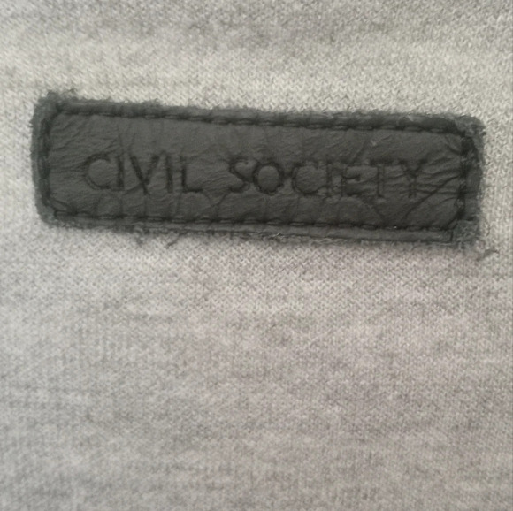 Light blue Civil Society 1/4 zip Long Sleeve Sweater Size Large - Picture 4 of 4